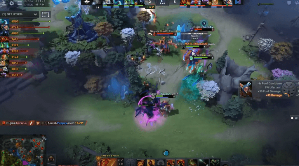 DOTA 2 gameplay - a game like League of Legends