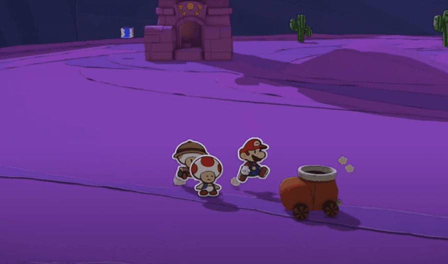 Paper Mario: The Origami King gameplay on nintendo switch